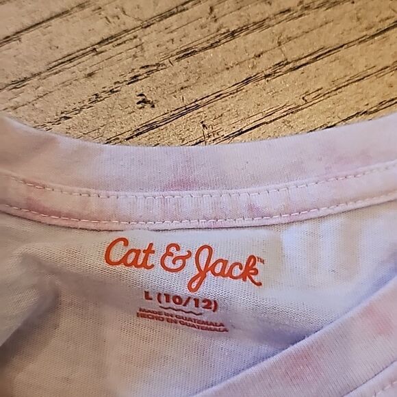 Tie Die girls t shirt size L 10/12 - Picture 3 of 5